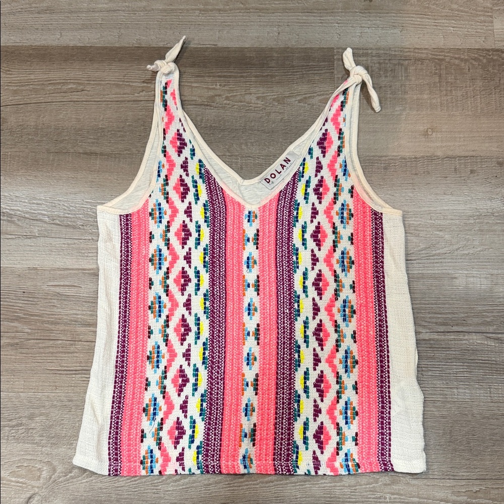 Dolan Pink and Purple Patterned Camisole